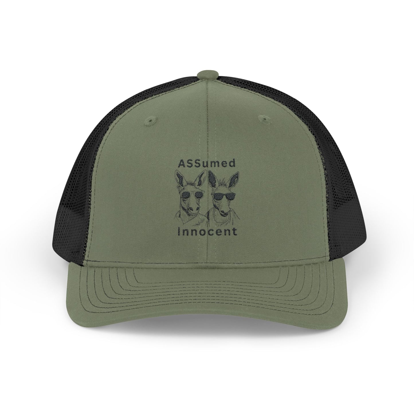 ASSUmmed Innocent Snapback Trucker Cap - Fun & Casual Style for Animal Lovers