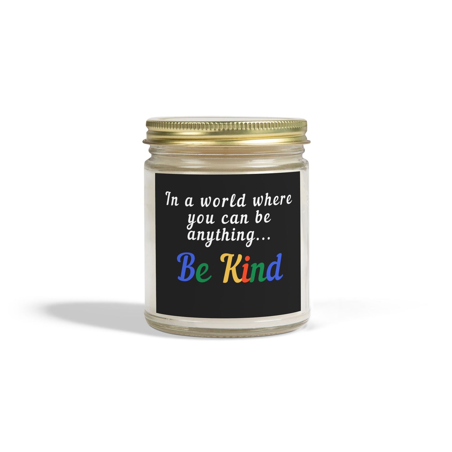 Be Kind Scented Candle - Coconut Apricot Wax (4oz, 9oz)