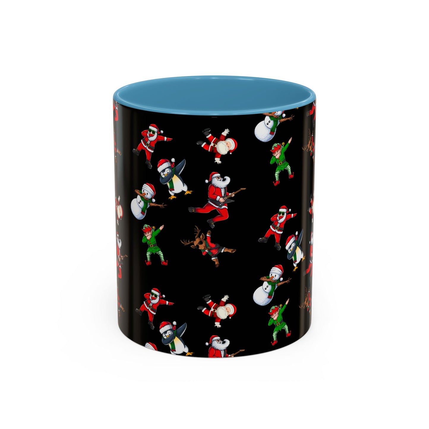 Festive Santa and Friends Coffee Mug - 11oz & 15oz