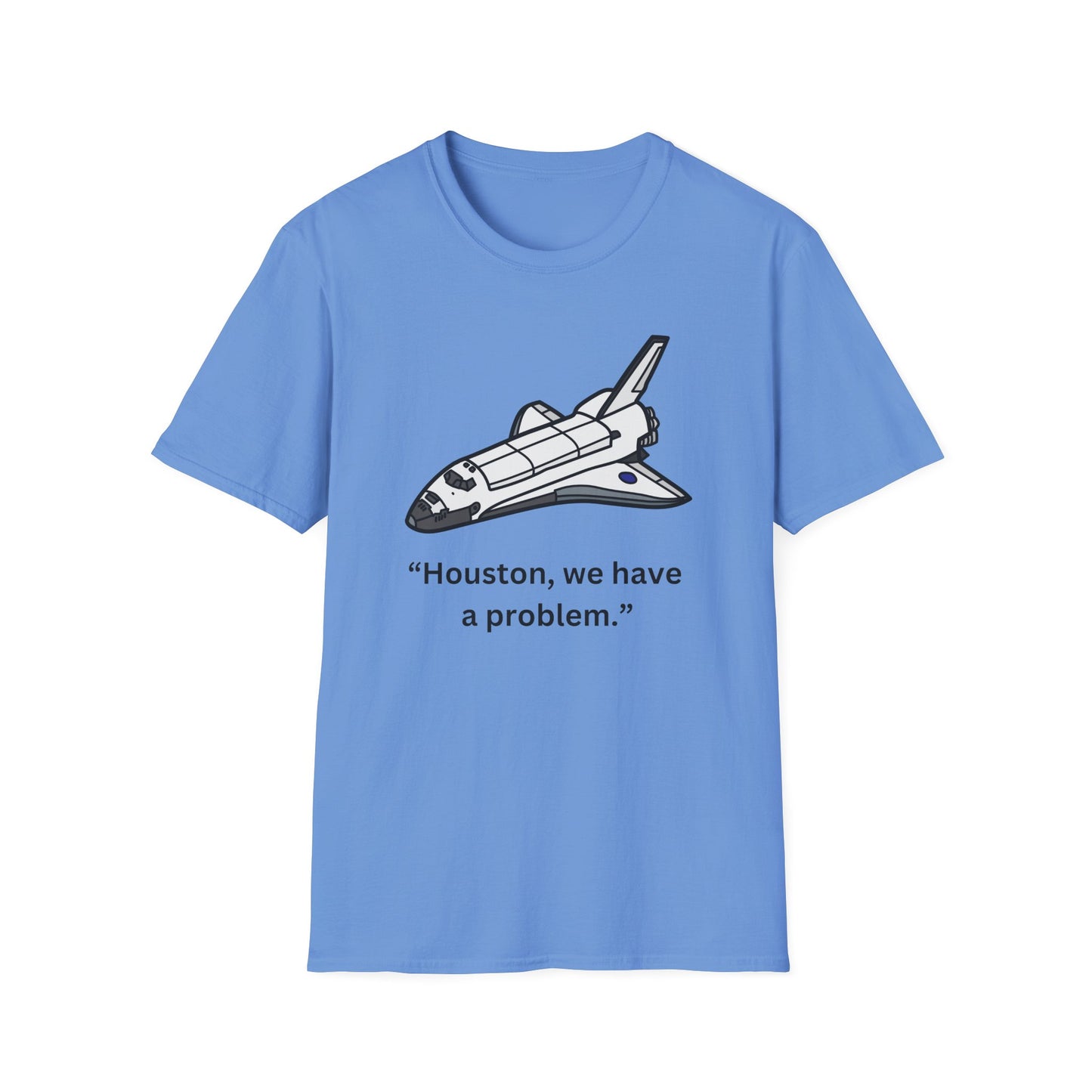 Houston We Have a Problem Unisex T-Shirt - Retro Space Shuttle Graphic Tee