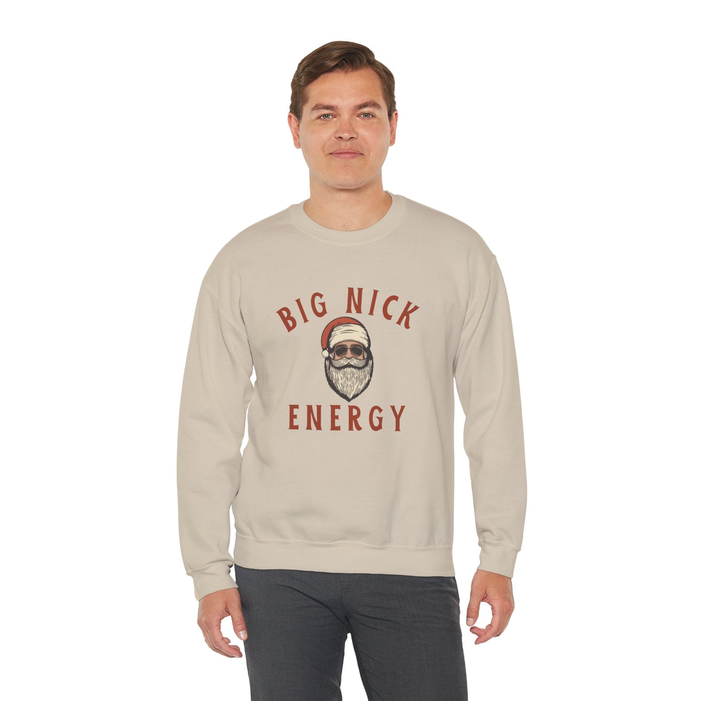 Big Nick Energy Unisex Heavy Blend™ Crewneck Sweatshirt - Perfect for Holiday Cheer