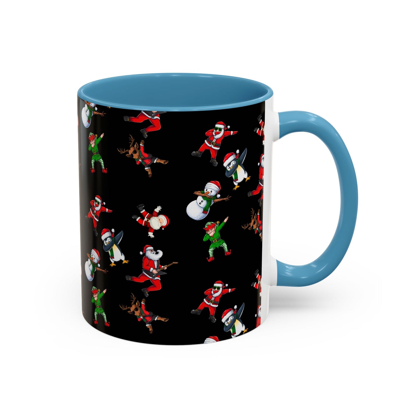 Festive Santa and Friends Coffee Mug - 11oz & 15oz