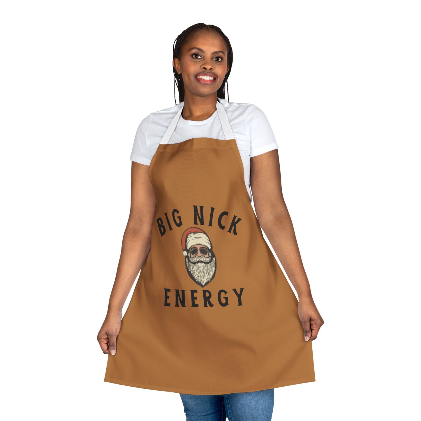 Big Nick Energy Apron with 5-Color Straps - Fun Cooking Gift for Holidays & BBQ Enthusiasts