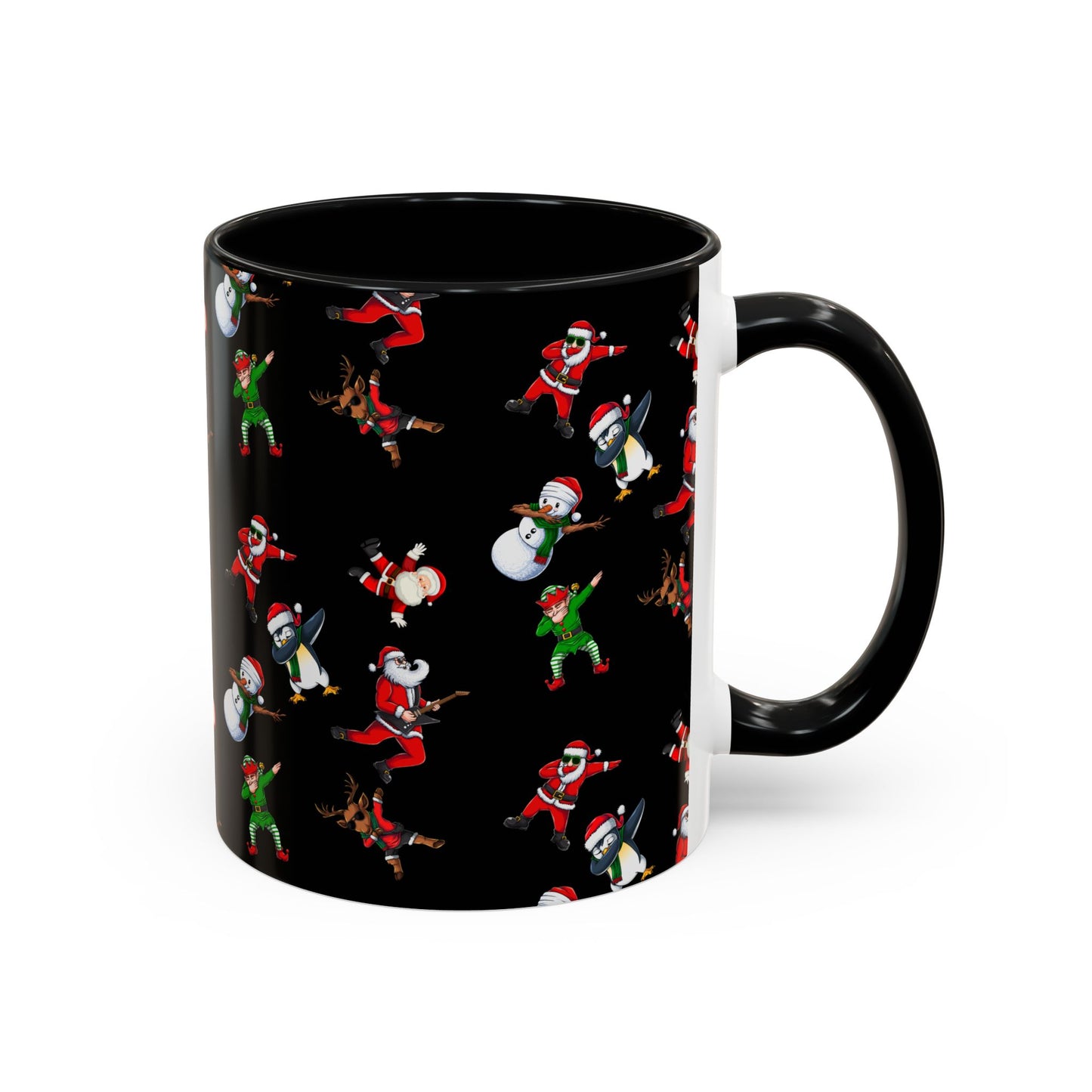 Festive Santa and Friends Coffee Mug - 11oz & 15oz