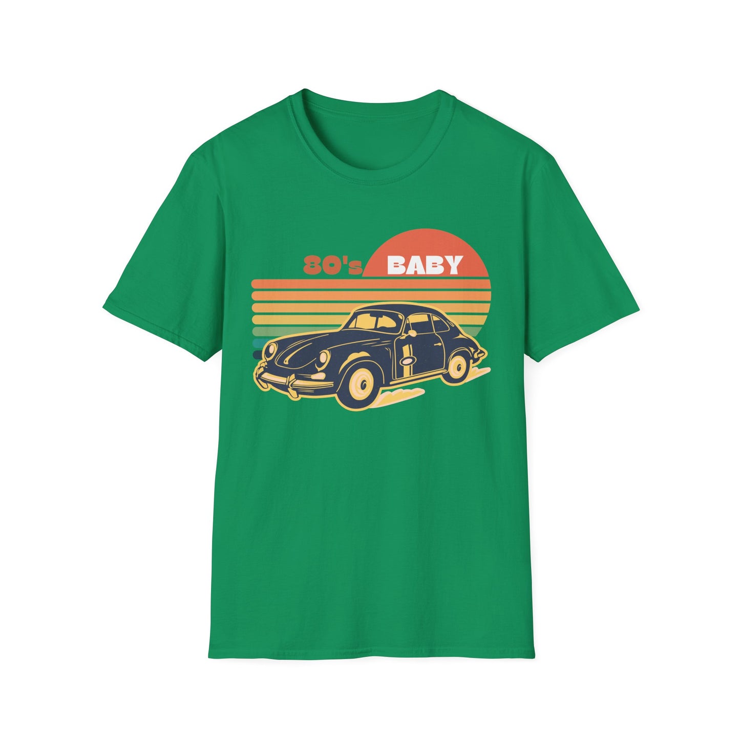 80's Baby Vintage Car Unisex Softstyle T-Shirt