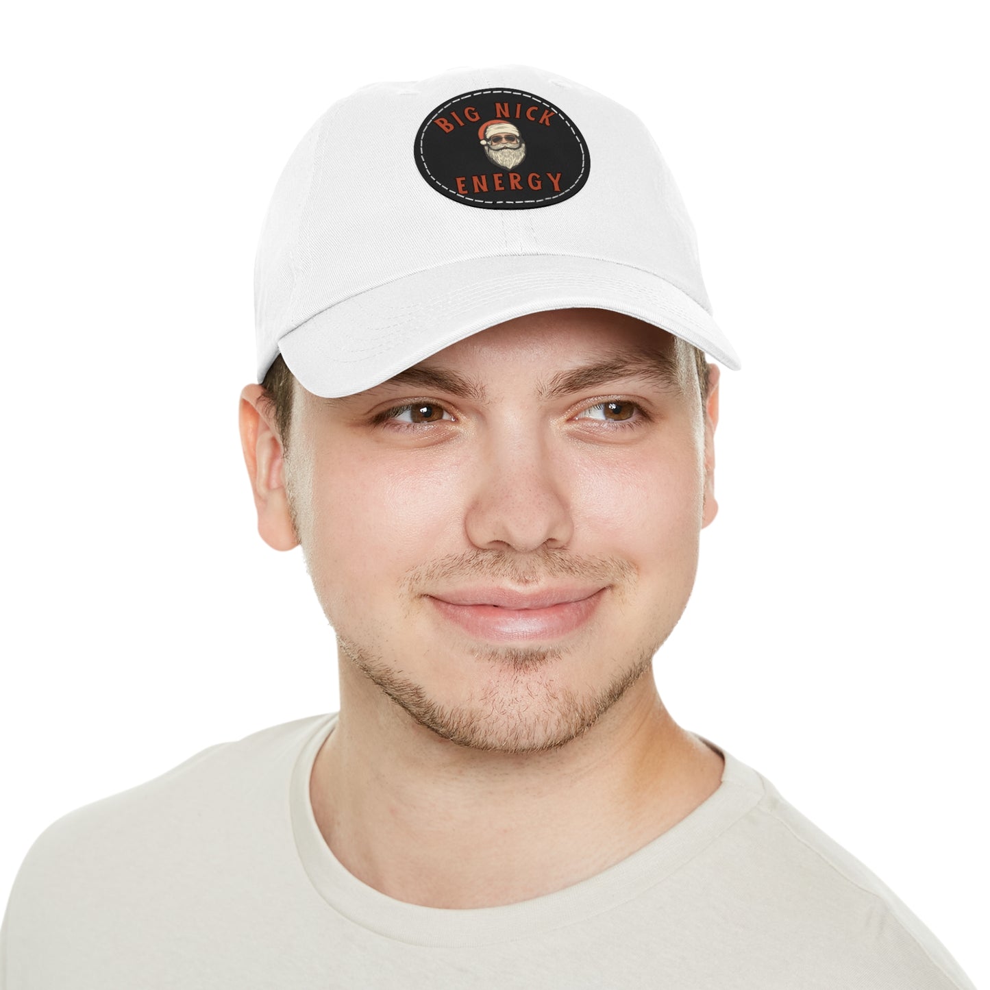 Big Nick Energy Dad Hat with Leather Patch