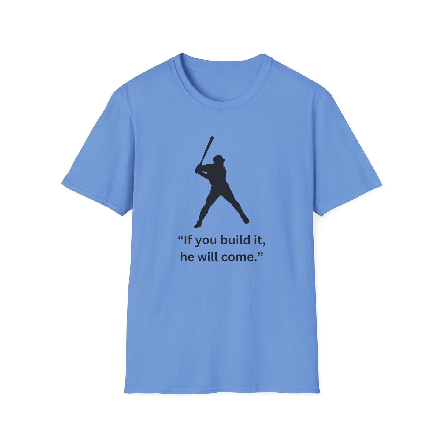 Inspirational Baseball Quote T-Shirt – Unisex Softstyle Tee for Sports Lovers