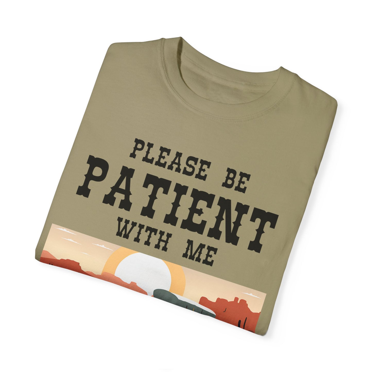 Vintage Patient Tee - Unisex Garment-Dyed T-Shirt with Retro 1900s Design