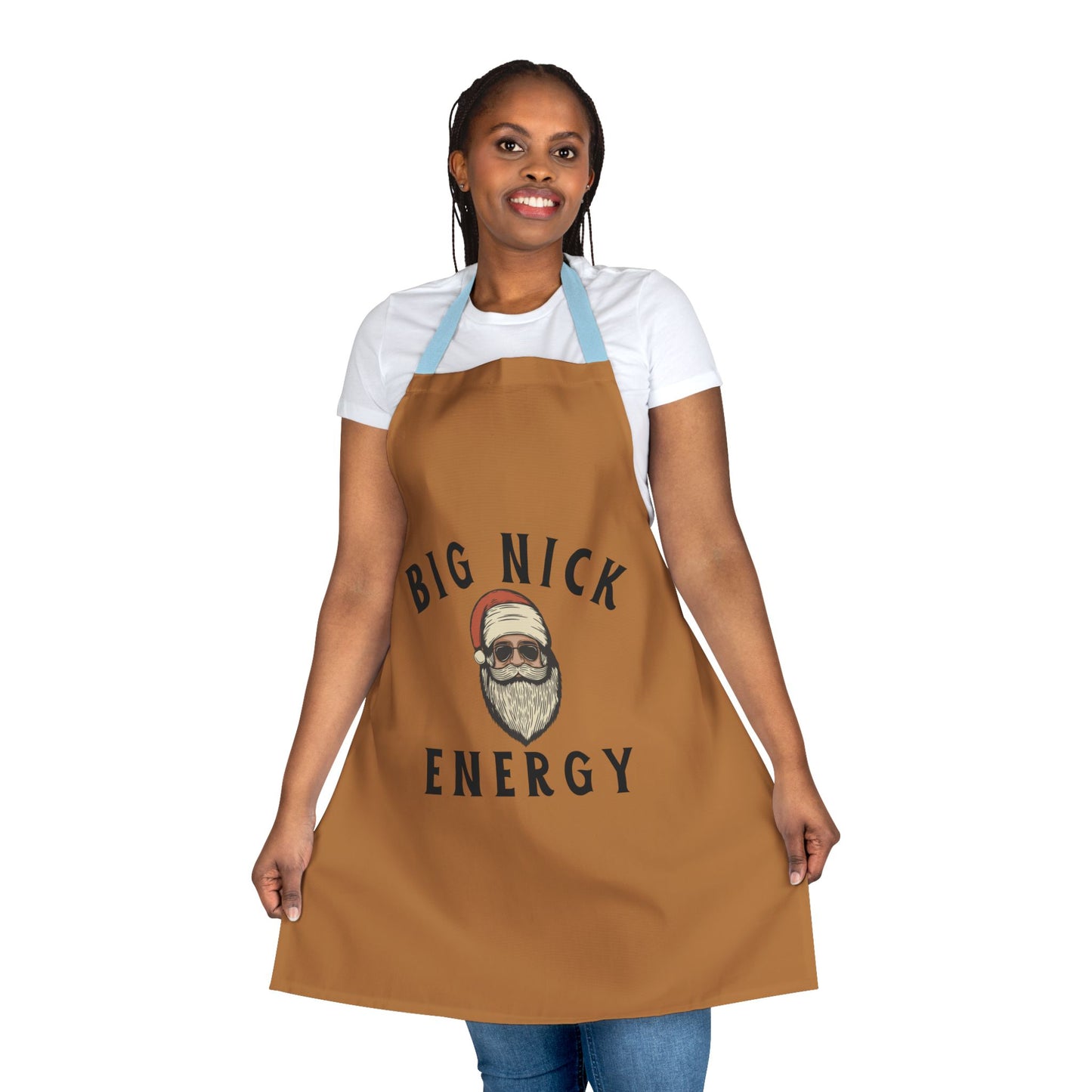 Big Nick Energy Apron with 5-Color Straps - Fun Cooking Gift for Holidays & BBQ Enthusiasts