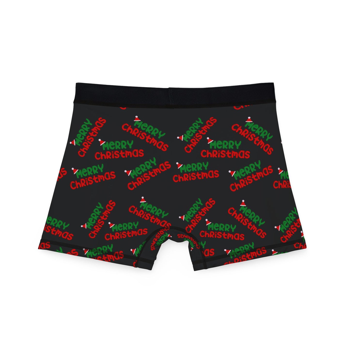 Festive Men's Boxers - Merry Christmas Design