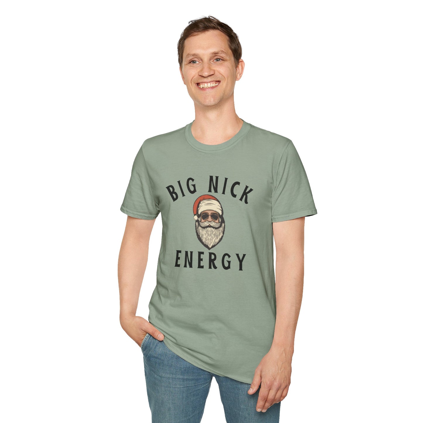 Big Nick Energy Unisex Softstyle T-Shirt - Fun & Casual Graphic Tee