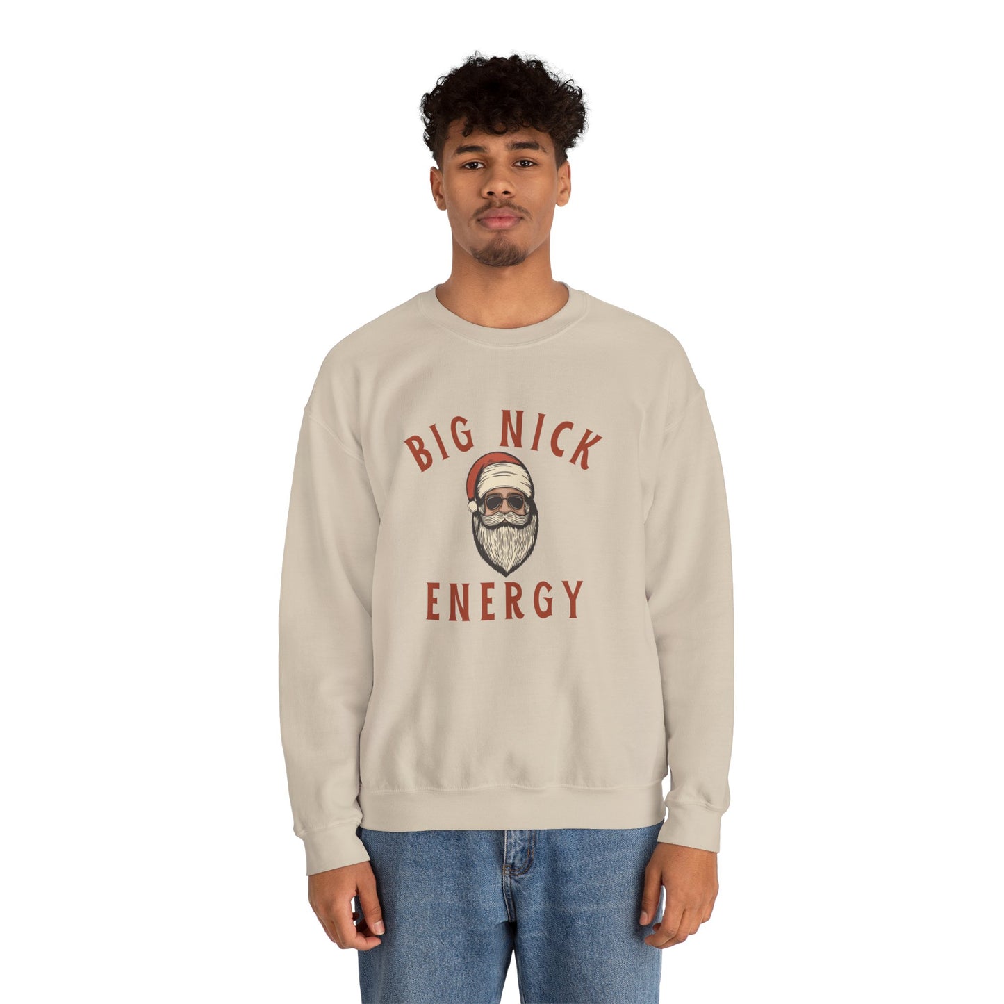 Big Nick Energy Unisex Heavy Blend™ Crewneck Sweatshirt - Perfect for Holiday Cheer