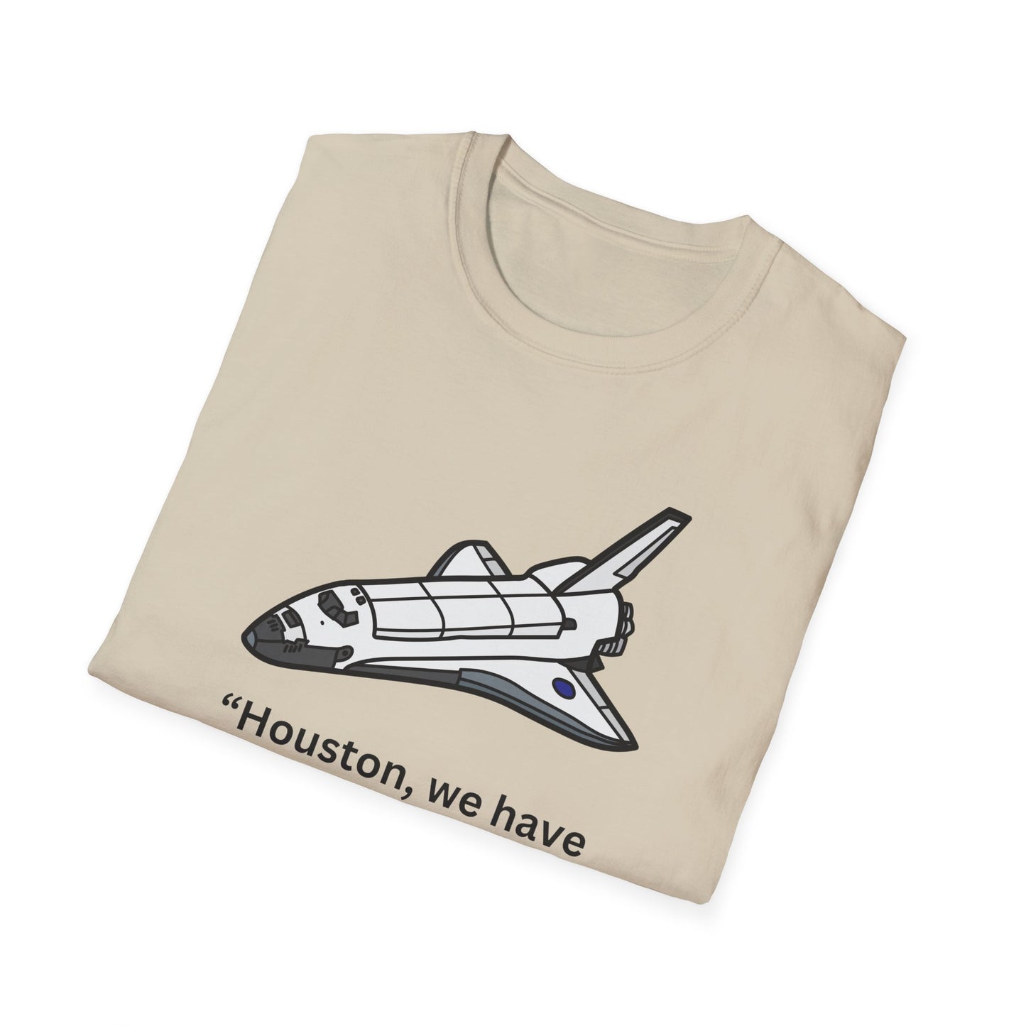 Houston We Have a Problem Unisex T-Shirt - Retro Space Shuttle Graphic Tee