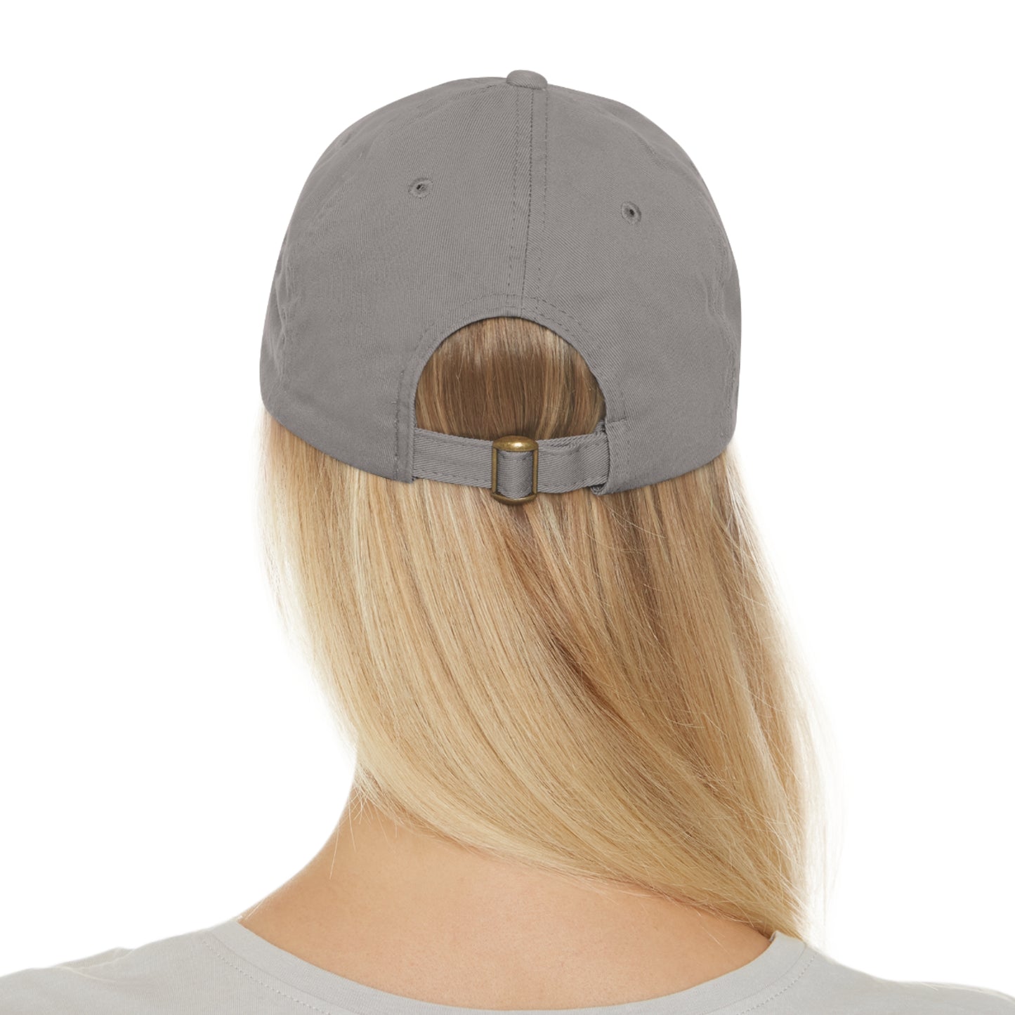 Funny Dad Hat with Leather Patch - 'Please Don't Pet Me, I'm Working'