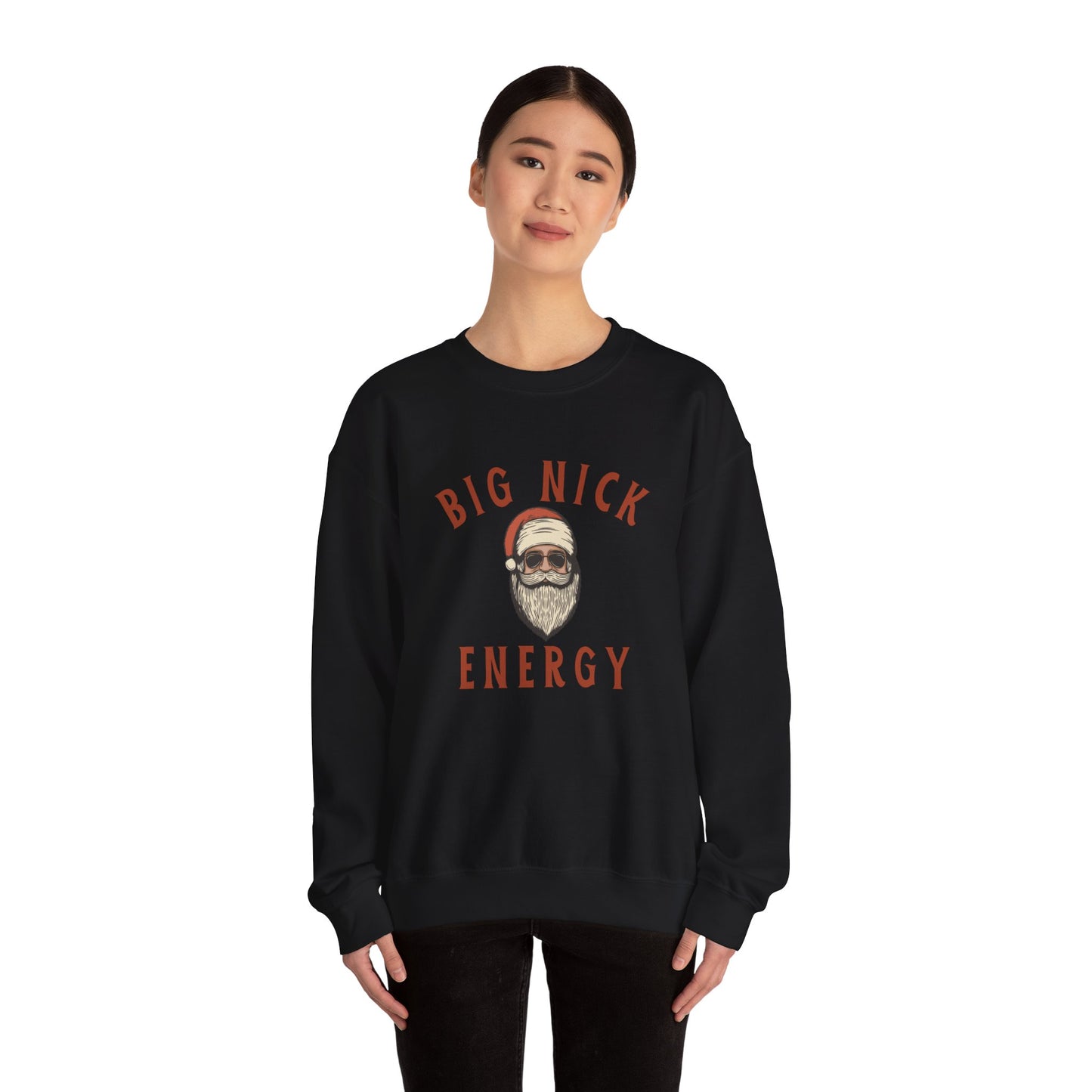 Big Nick Energy Unisex Heavy Blend™ Crewneck Sweatshirt - Perfect for Holiday Cheer